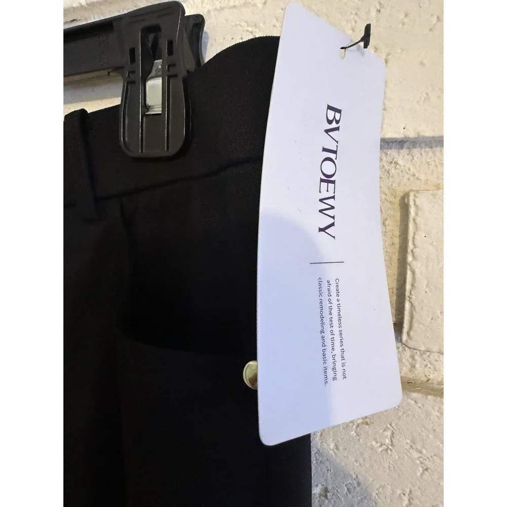 New Black Pull On Skinny Pants with Pockets Womens Size XL